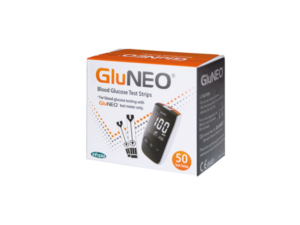 GluNEO testni lističi za glukozo, 50 lističev