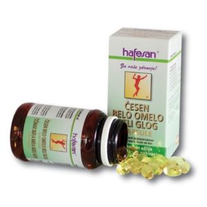 Hafesan česen + belo omelo + beli glog kapsule, 60 kapsul