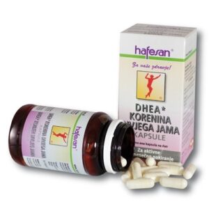 Hafesan DHEA korenina divjega jama 400 mg kapsule, 30 kapsul