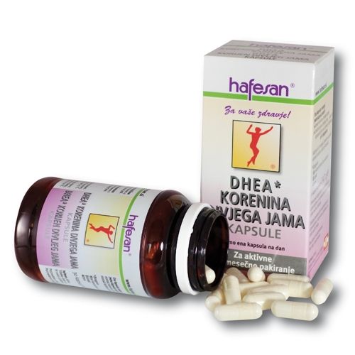 Hafesan DHEA korenina divjega jama 400 mg kapsule, 30 kapsul Hafesan DHEA korenina divjega jama 400 mg kapsule, 30 kapsul