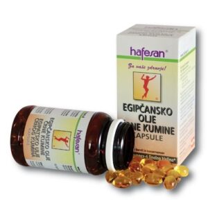 Hafesan Egipčansko olje črne kumine kapsule, 60 kapsul