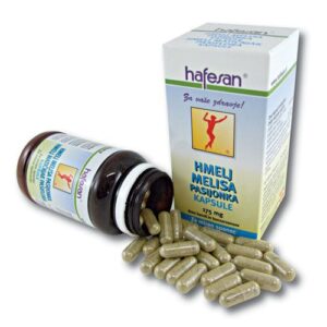 Hafesan Hmelj + melisa + pasijonka kapsule, 60 kapsul