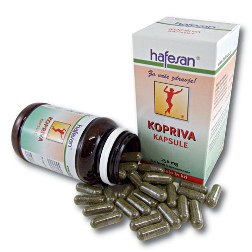 Hafesan Kopriva 250 mg kapsule, 75 kapsul Hafesan Kopriva 250 mg kapsule, 75 kapsul