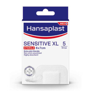 Hansaplast Sensitive XL sterilni obliži, 5 obližev