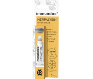 Immundoc Herpalysin krema za nego in zaščito ustnic ZF30, 7 ml