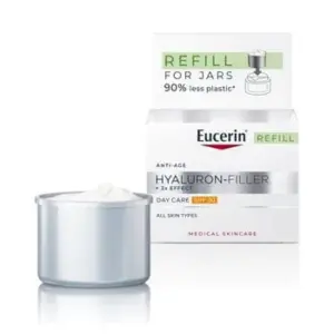 Eucerin Hyaluron-Filler + 3x Effect dnevna krema ZF 30 – refill, 50 ml