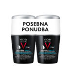 Vichy Homme Invisible Resist Dezodorant detranspirant proti madežem in razdraženosti (72 h) roll-on, 2 x 50 ml Vichy Homme Invisible Resist Dezodorant detranspirant proti madežem in razdraženosti (72 h) roll-on, 2 x 50 ml