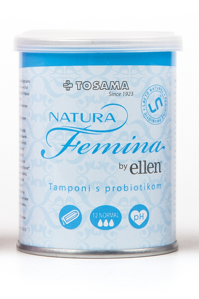 Natura Femina by ellen tamponi normal, 12 tamponov Natura Femina by ellen tamponi normal, 12 tamponov