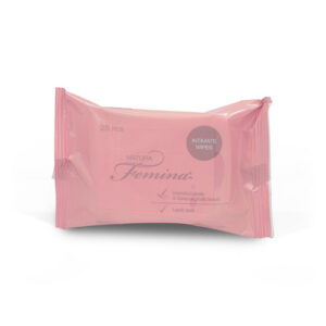 Natura Femina intimni vlažni robčki z mlečno kislino, 25 robčkov