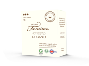 Natura Femina dnevni vložki s krilci, 10 vložkov