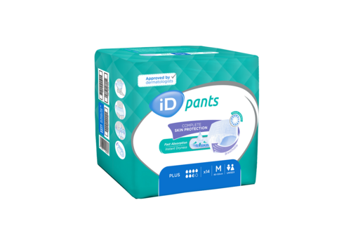iD Pants Plus Medium mobilne hlačke za inkontinenco, 14 hlačk iD Pants Plus Medium mobilne hlačke za inkontinenco, 14 hlačk