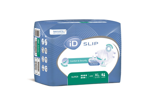 iD Slip Super Extra Large nočna hlačna predloga za težko inkontinenco, 14 predlog iD Slip Super Extra Large nočna hlačna predloga za težko inkontinenco, 14 predlog