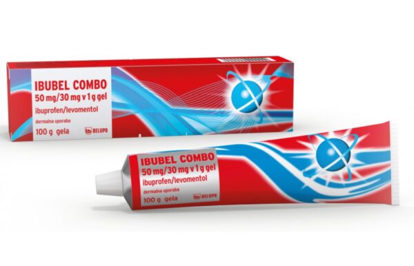 Ibubel COMBO 50 mg/30 mg v 1 g gel, 100 g Ibubel COMBO 50 mg/30 mg v 1 g gel, 100 g