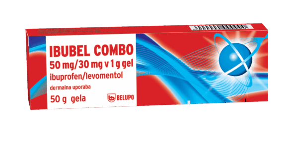 Ibubel Combo 50 mg/30 mg v 1 g gel, 50 g Ibubel Combo 50 mg/30 mg v 1 g gel, 50 g