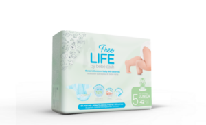 Freelife otroške plenice Junior (11-16 kg), 42 plenic
