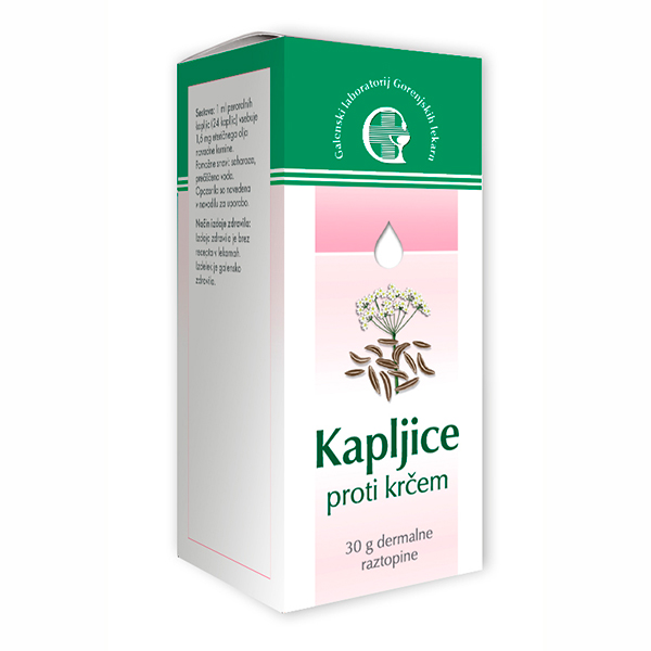 Kapljice proti krčem, 30 ml Kapljice proti krčem, 30 ml