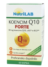 Nutrilab Koencim Q10 Forte kapsule, 60 kapsul
