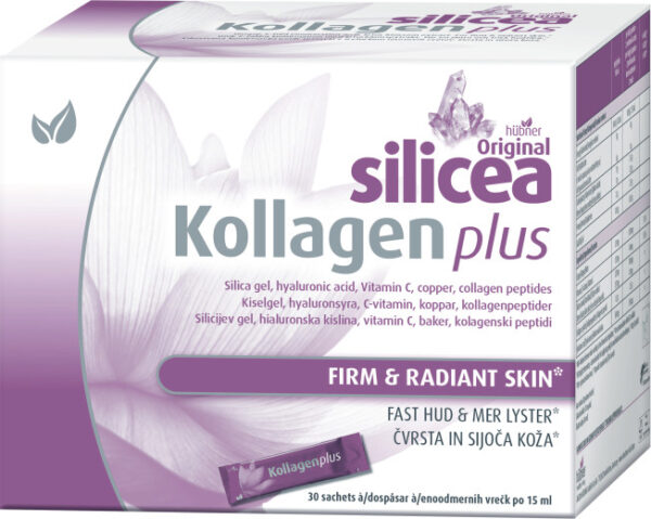 Silicea Original Kollagen Plus vrečke, 30 x 15 ml