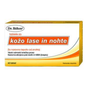 Dr. Böhm Tablete za kožo, lase in nohte, 60 tablet