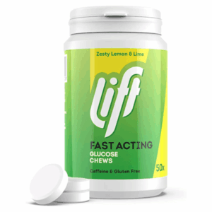 Lift Fast Acting glukozne tablete z okusom limone in limete, 50 tablet