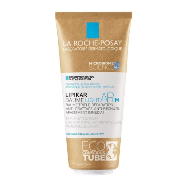 Lipikar Baume AP+M Light lahki balzam za zelo suho kožo v eko tubi – La Roche-Posay, 200 ml Lipikar Baume AP+M Light lahki balzam za zelo suho kožo v eko tubi – La Roche-Posay, 200 ml