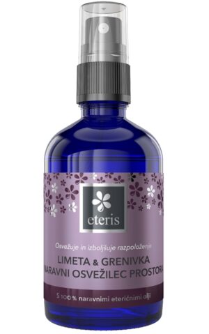 Eteris Naravni osvežilec prostora limeta in grenivka, 100 ml