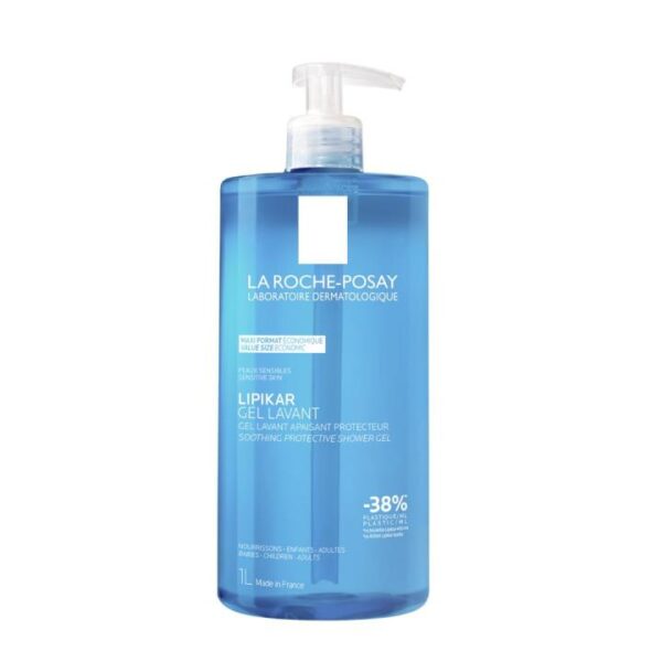 Lipikar Gel Lavant gel za prhanje za občutljivo in suho kožo – La Roche-Posay, 1 l Lipikar Gel Lavant gel za prhanje za občutljivo in suho kožo – La Roche-Posay, 1 l