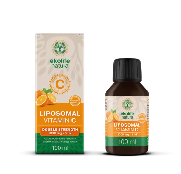 Ekolife natura liposomski vitamin C 1.000 mg tekočina, 100 ml Ekolife natura liposomski vitamin C 1.000 mg tekočina, 100 ml