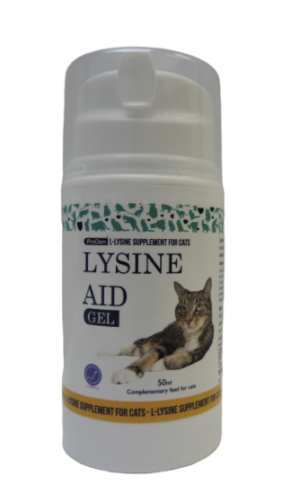 LysineAid gel za mačji herpes, 50 ml