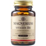 Solgar Magnezij z vitaminom B6, 100 tablet Solgar Magnezij z vitaminom B6, 100 tablet