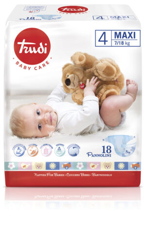 Trudi Baby Care plenice Maxi (7-18 kg), 18 plenic