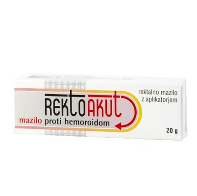 Rektoakut mazilo proti hemoroidom, 20 g Rektoakut mazilo proti hemoroidom, 20 g