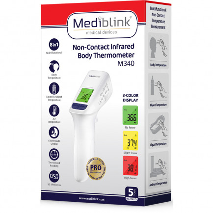 Mediblink M340 Brezkontaktni infrardeči termometer Mediblink M340 Brezkontaktni infrardeči termometer