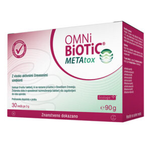 OMNi BiOTiC METAtox vrečke, 30 vrečk po 3 g praška