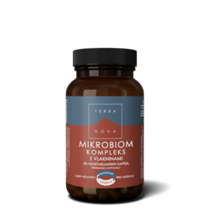 Terranova Mikrobiom kompleks z vlakninami, 50 kapsul