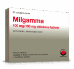 Milgamma 100 mg/100 mg obložene tablete, 30 obloženih tablet Milgamma 100 mg/100 mg obložene tablete, 30 obloženih tablet