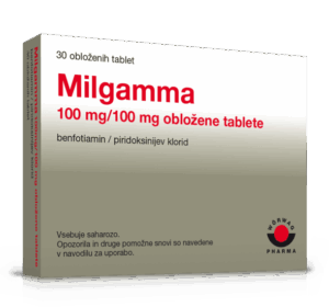Milgamma 100 mg/100 mg obložene tablete, 30 obloženih tablet