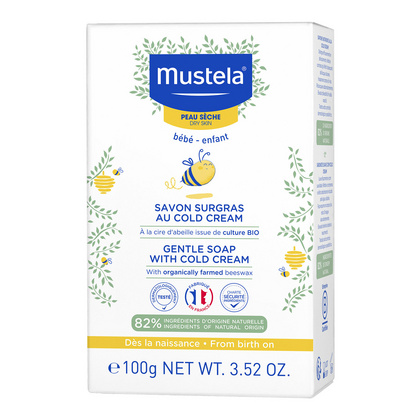 Mustela nežno milo s hladilno kremo, 100 g Mustela nežno milo s hladilno kremo, 100 g