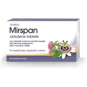 Mirspan obložene tablete, 60 tablet