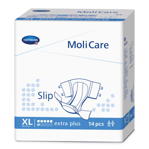 Molicare Slip Extra Plus hlačne predloge - Extra Large, 14 predlog Molicare Slip Extra Plus hlačne predloge - Extra Large, 14 predlog