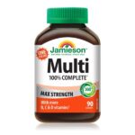 Jamieson Multivitamini in minerali maksimalna moč tablete, 90 tablet Jamieson Multivitamini in minerali maksimalna moč tablete, 90 tablet
