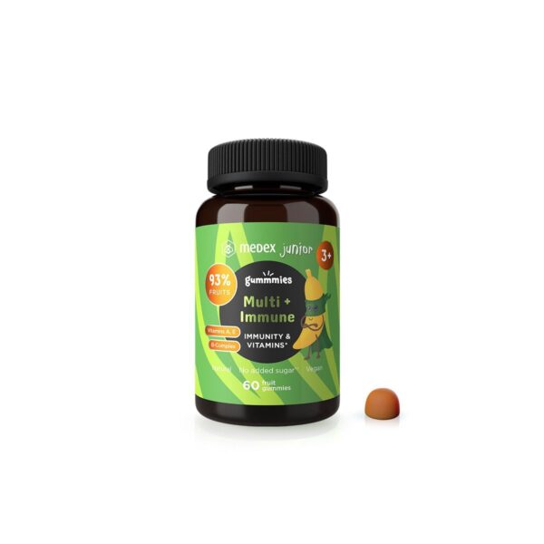 Medex Multi + Immune Junior sadni bonboni, 60 bonbonov Medex Multi + Immune Junior sadni bonboni, 60 bonbonov