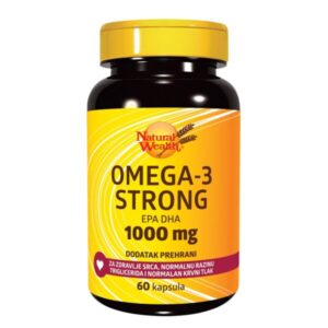 Natural Wealth Omega-3 Strong (EPK in DHK 1000 mg) kapsule, 60 kapsul