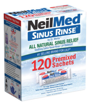 NeilMed Sinus Rinse vrečke za pripravo izotonične raztopine, 120 vrečk