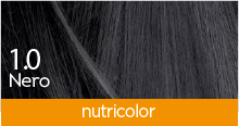 BioKap Nutricolor 1.0 barva za lase - črna, 140 ml