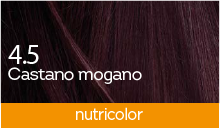 BioKap Nutricolor 4.5 barva za lase - mahagonij kostanjeva, 140 ml