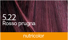 BioKap Nutricolor 5.22 barva za lase - rdeča sliva, 140 ml