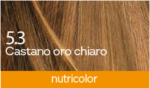 BioKap Nutricolor 5.3 barva za lase - svetlo zlato kostanjeva, 140 ml BioKap Nutricolor 5.3 barva za lase - svetlo zlato kostanjeva, 140 ml