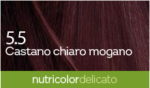 BioKap Nutricolor Delicato 5.5 barva za lase - mahagonij kostanjeva, 140 ml BioKap Nutricolor Delicato 5.5 barva za lase - mahagonij kostanjeva, 140 ml
