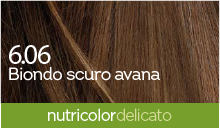 BioKap Nutricolor Delicato 6.06 barva za lase - temno tobak blond, 140 ml